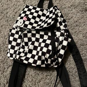Mini checkerboard backpack